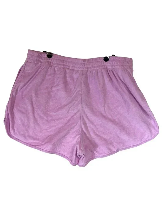 Ava & Viv Shorts Womens 1X Lavender Cotton Blend Relaxed Fit Lounge NWT - Picture 2 of 6